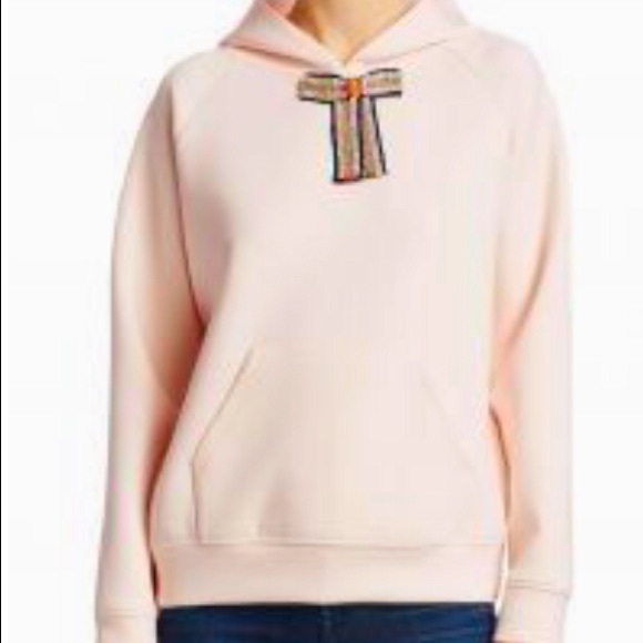 Maje Tanina Rhinestone-Embellished Hoodie size 1 - Picture 2 of 13